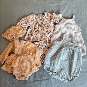 3-6 month old baby girl bundle of clothes